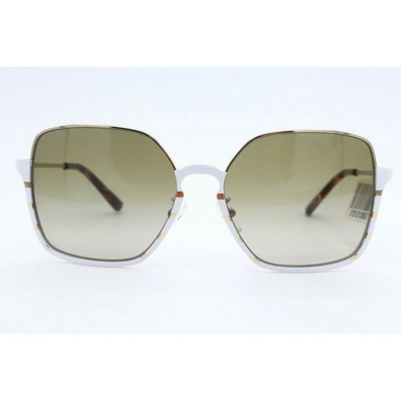 New Tory Burch TY 6076 328513 Oversize Gold Sunglasses Brown Gradient Lenses - Picture 3 of 6